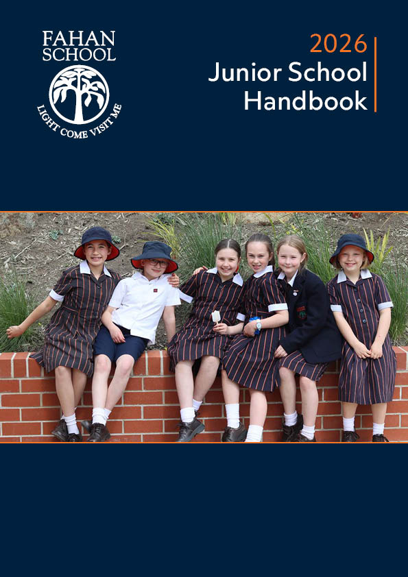 2026 Junior School Handbook cover