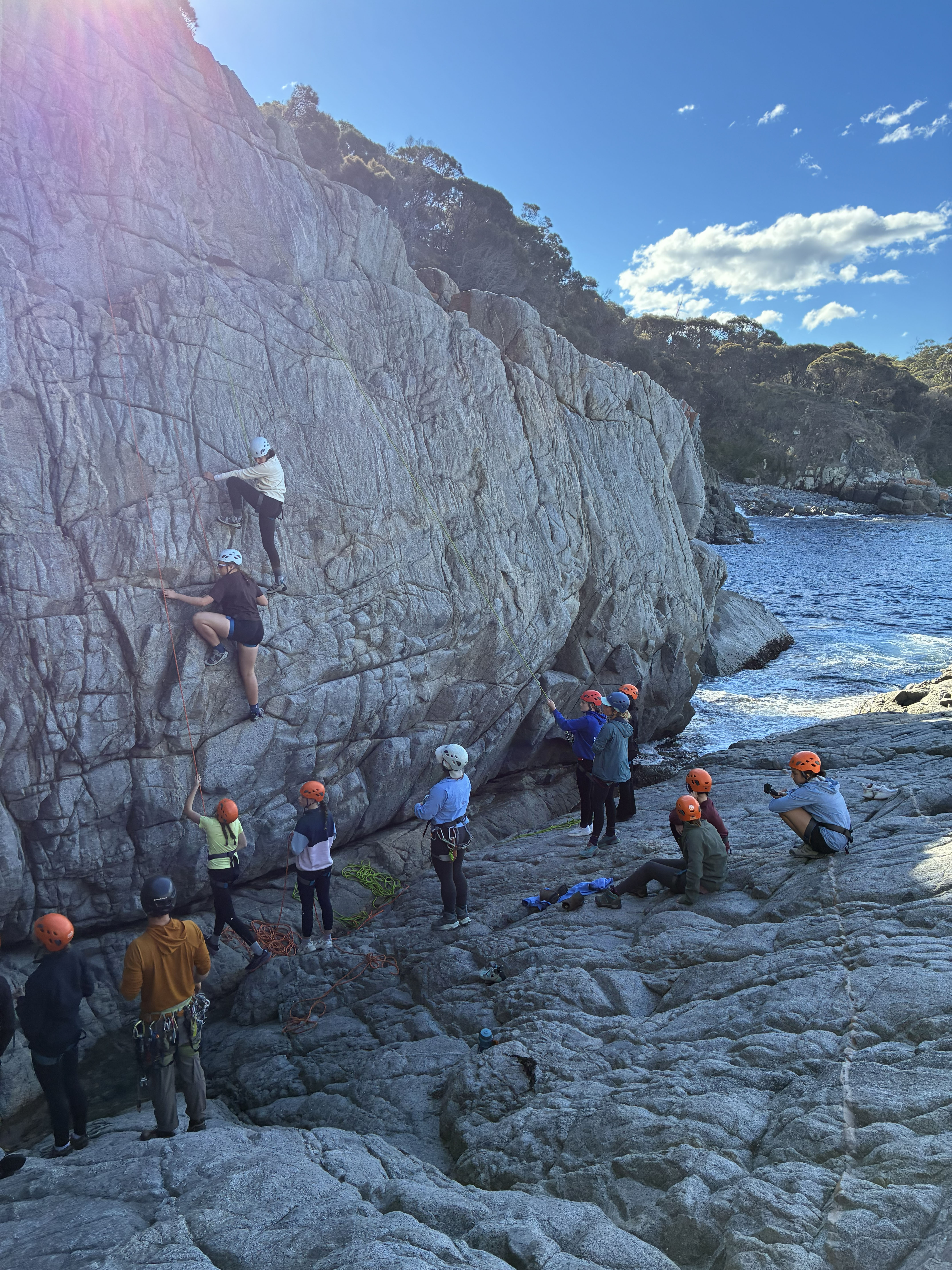 Fahan Year 9 students on a Lumina 9 outdoor leadership challenge
