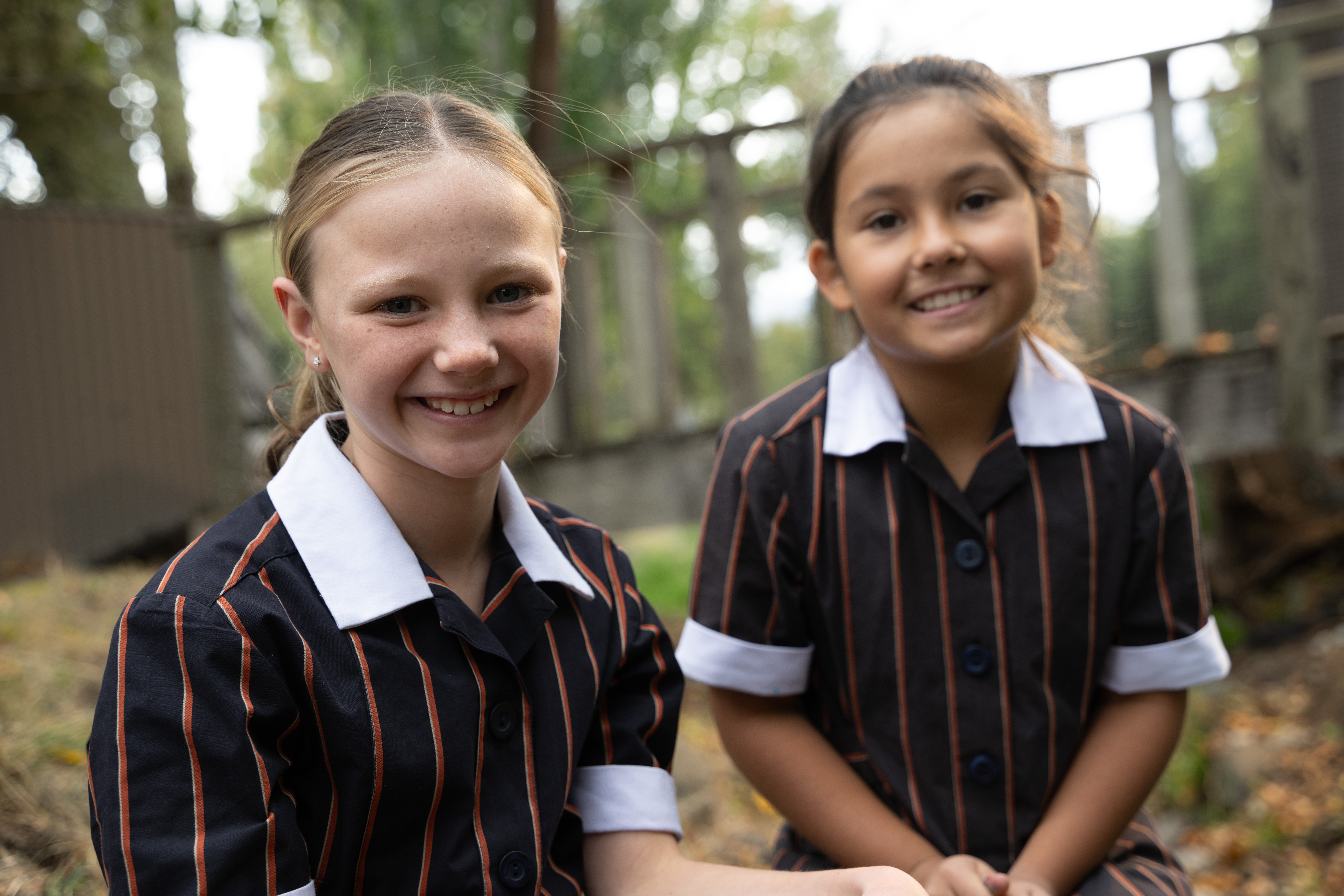 Junior school students at Fahan School