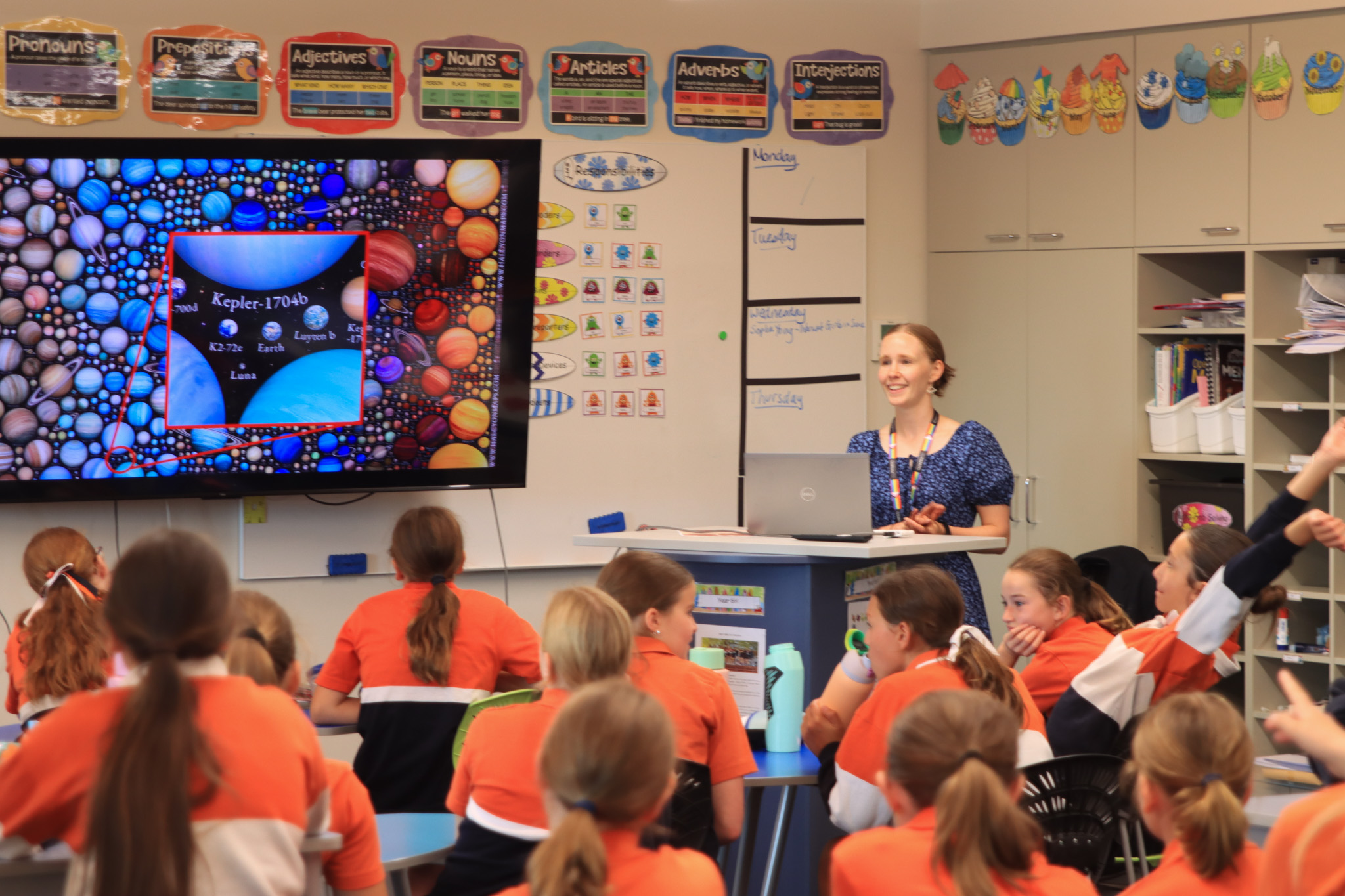 Year 5 students in a Science class at Fahan School
