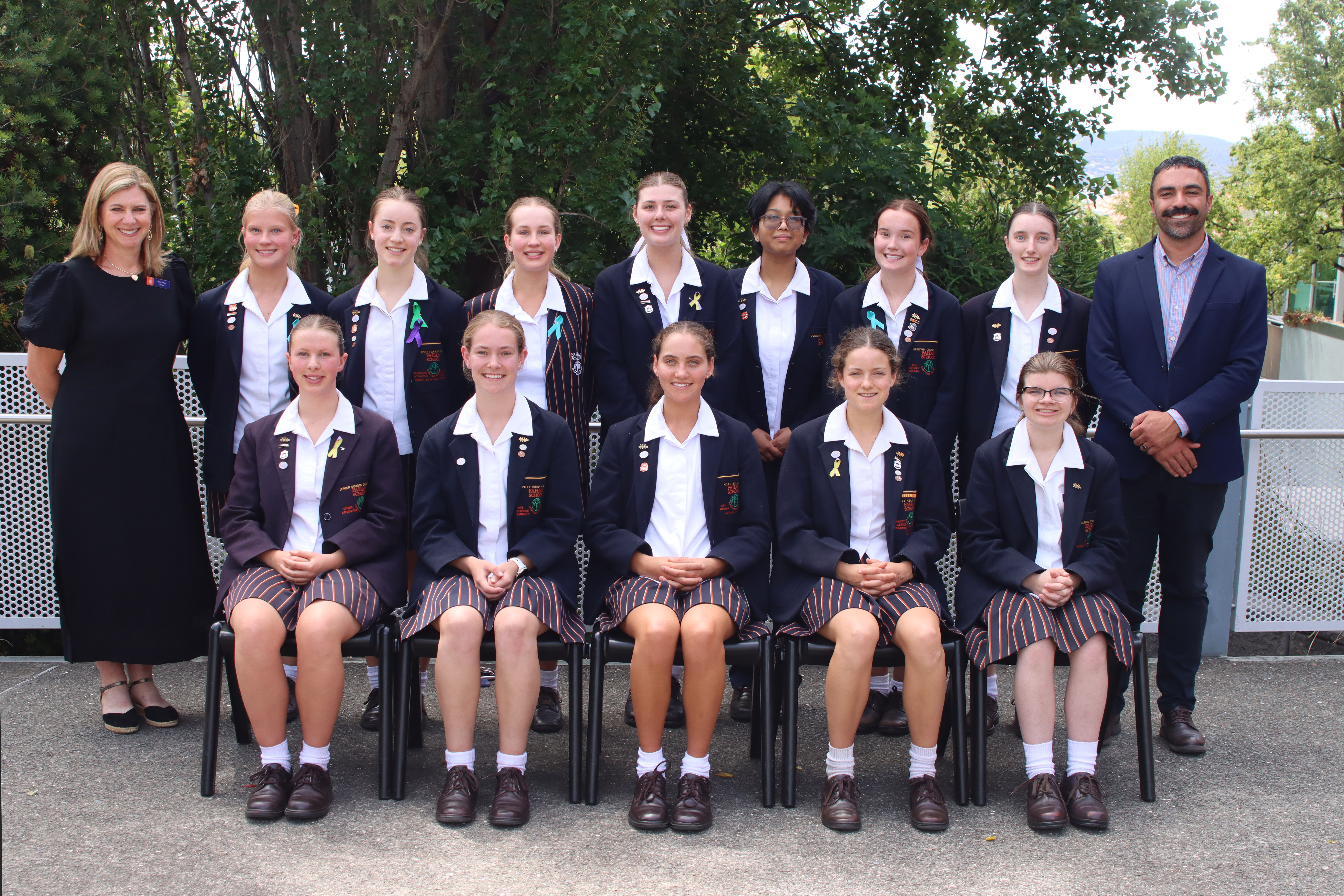 Student leaders at Fahan School