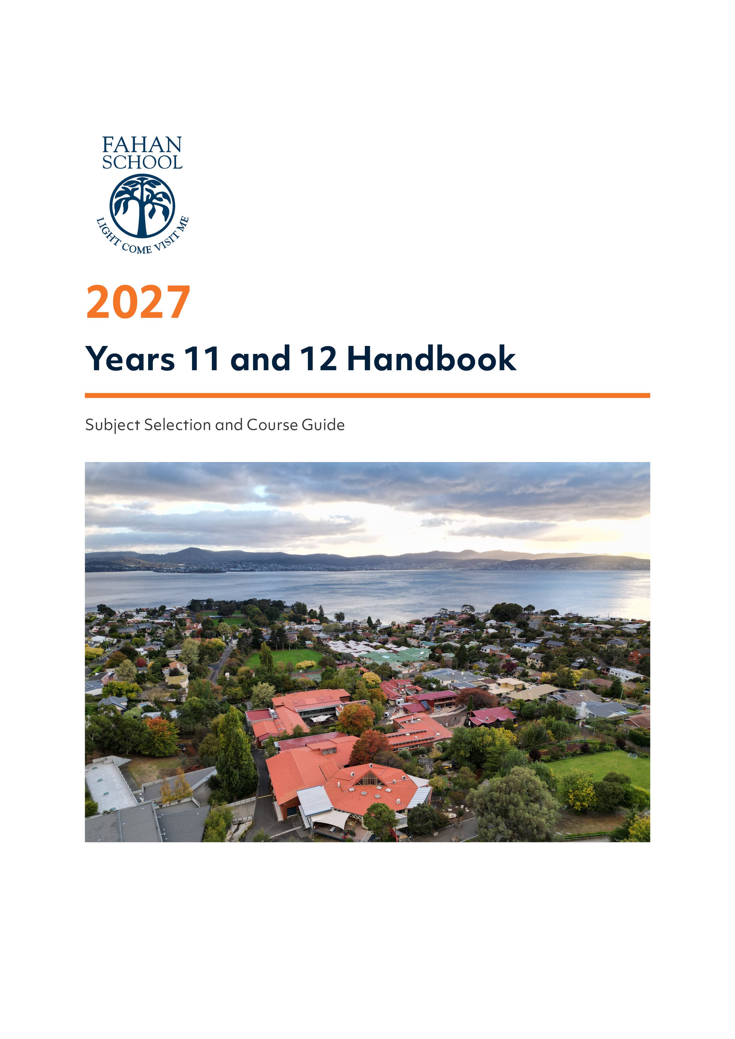 2027 Years 11 and 12 Subject Handbook cover