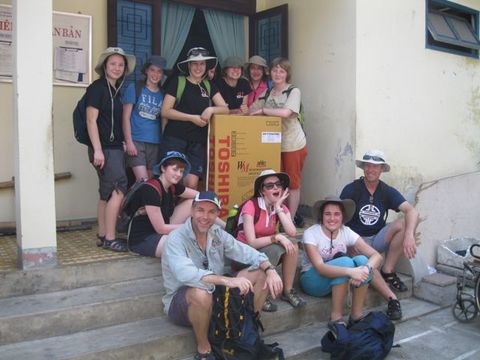 Ten Fahan students took part in the 2012 World Challenge Vietnam