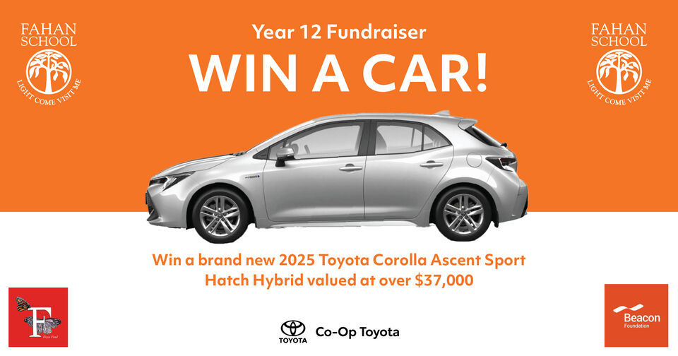 WIN A CAR! Support our Year 12 Chosen Charities