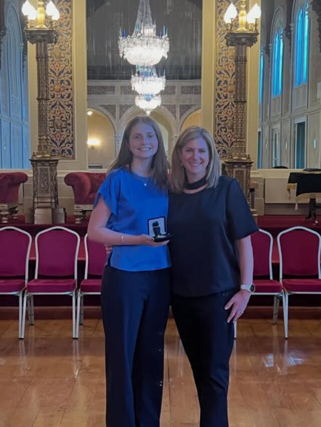 Celebrating Head Girl, Hannah Sheen's Outstanding Academic Achievement Award for 2025