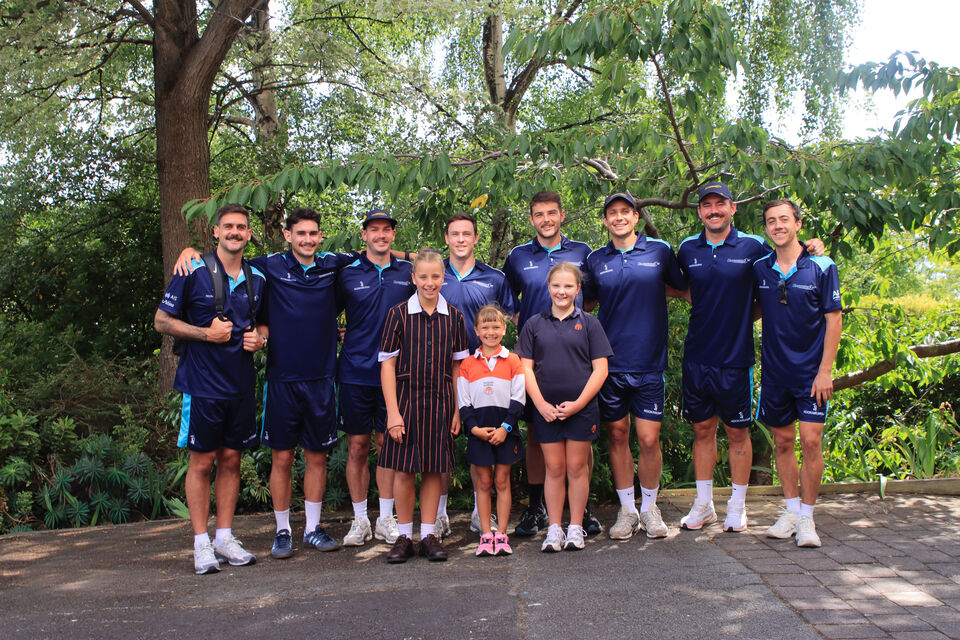 Australian Men's Hockey Team, the Kookaburras Inspire Students with Visit to Fahan