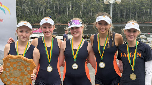Fahan's Leading Performance at the Tasmanian All Schools Rowing Championships