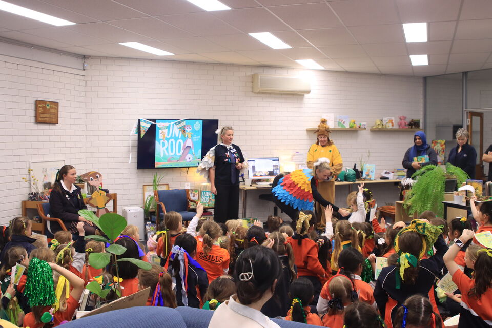 Kinder to Year 2 Celebrate National Simultaneous Storytime